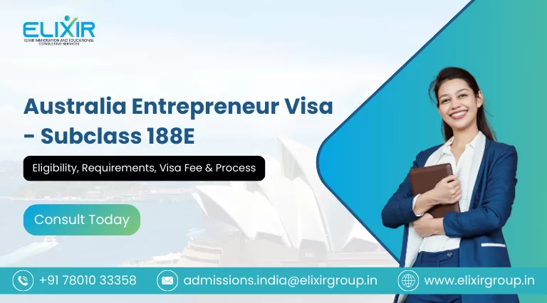 australia entrepreneur visa 188E Visa